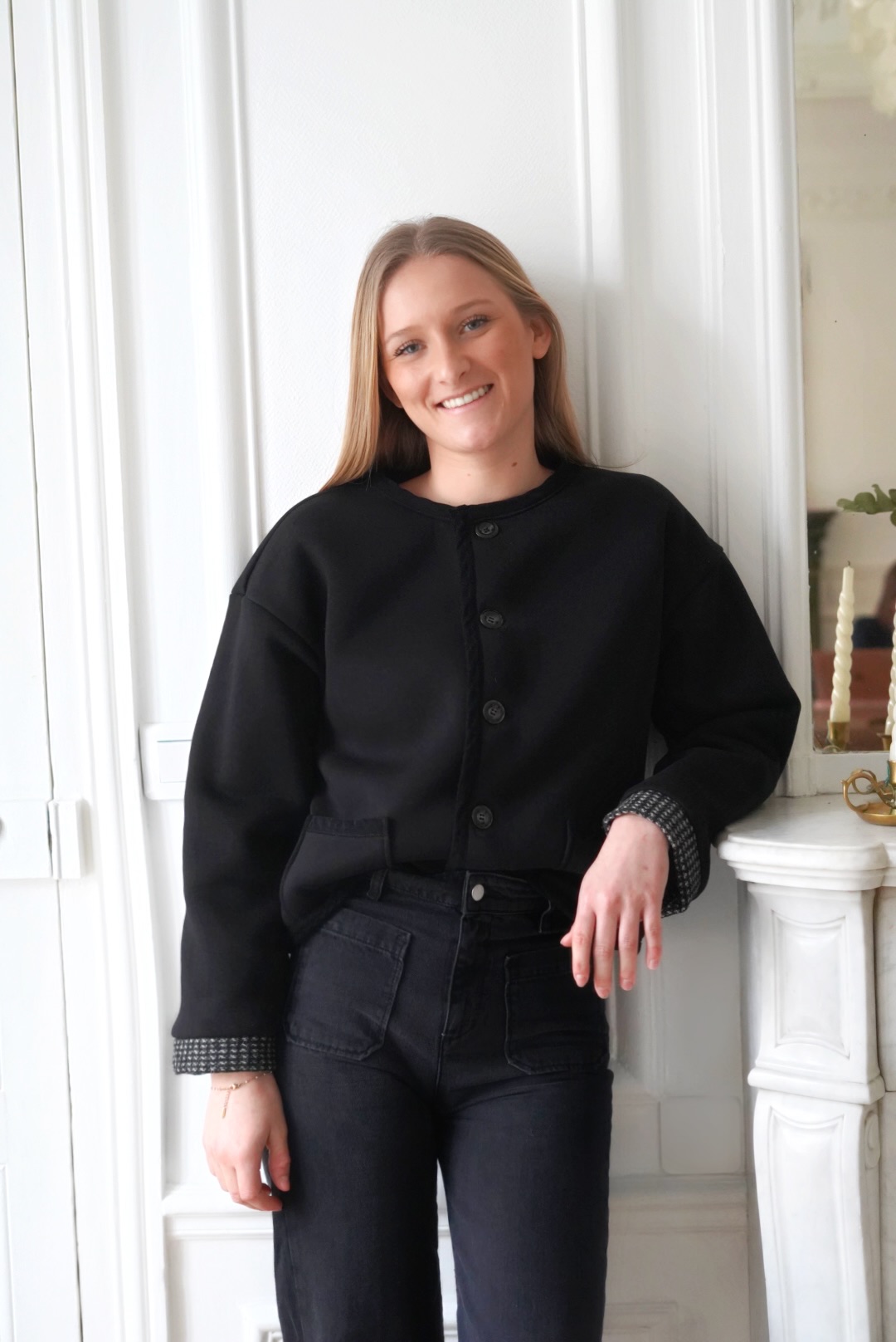Veste BRUNE - Pied-de-poule