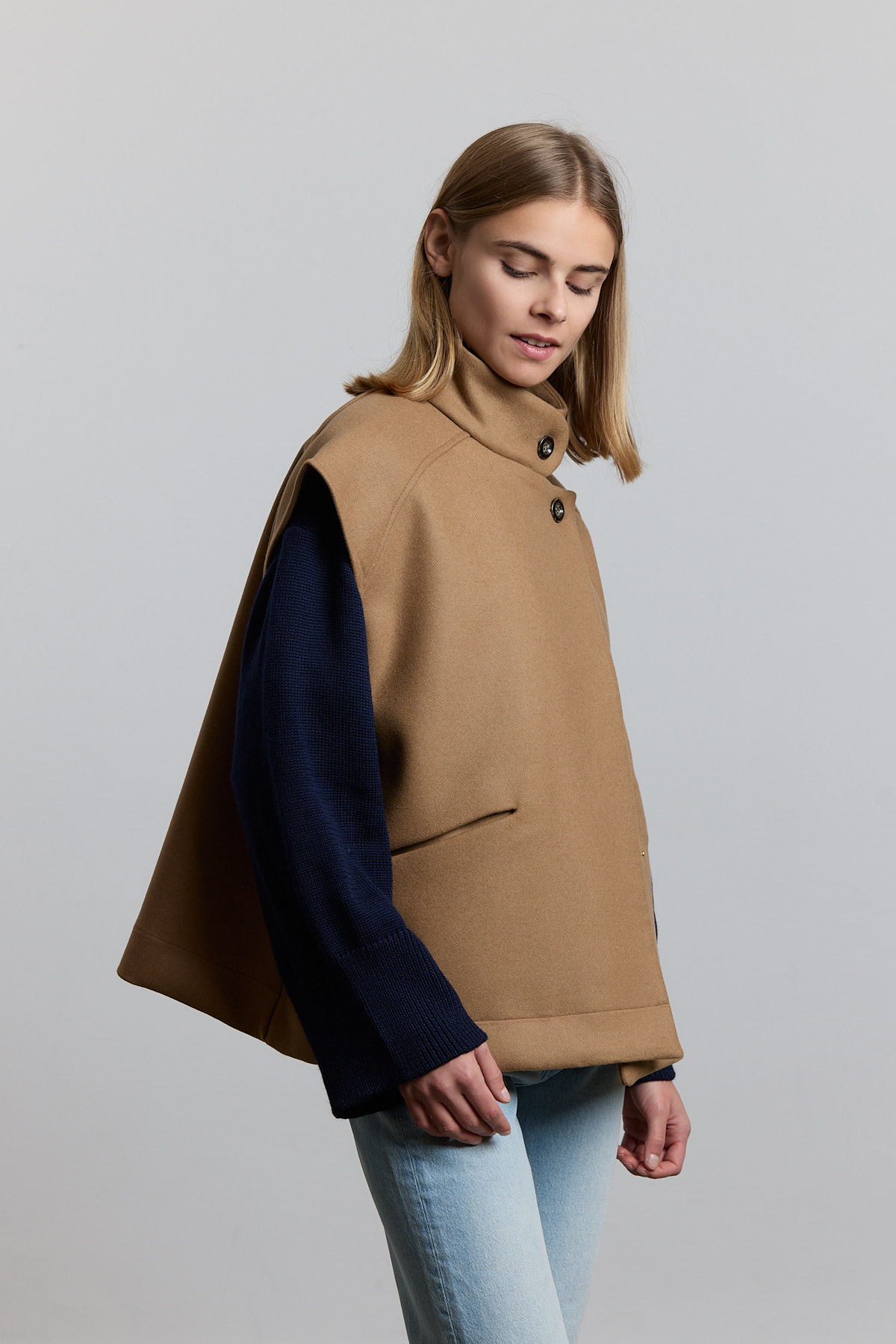 Veste Sleeveless FALCON - Tobacco Brown