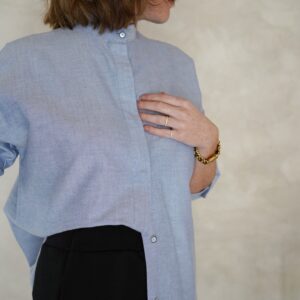 Chemise LIGNE - Blue Heron