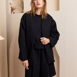 Veste FRAME Black textured