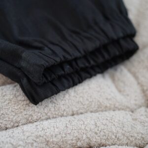 Short MESURE Black linen