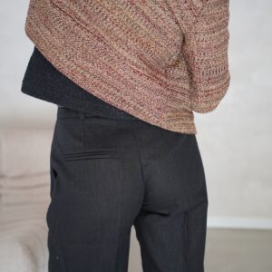 Pantalon ARCURE Black linen